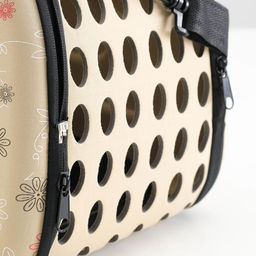 Складная сумка-переноска с отдельным входом, материал EVA, 43,5 х 28 х 33 см, бежевая - Пижон фото 11