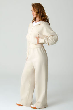 Арт. 2539/3  Костюм женский с брюками 42-48 (4 шт) Цвет:молочный