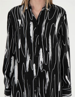 Siyah Comfort Fit Uzun Kollu G_mlek - Pierre cardin фото 6