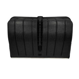 Лопата снеговая "Медведь" п/эт. черная,с ал.накл.,с ал.чер.,ручкой "Элита",доп.ручк на чер.500х380мм