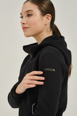 Толстовка на молнии Черный TRN Knit Track Top - Anta фото 3