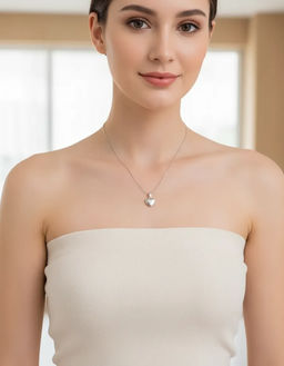 Кулон из стали на цепочке