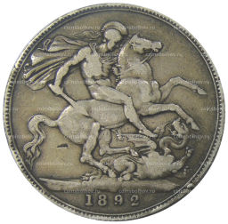 1 крона 1892 года Великобритания