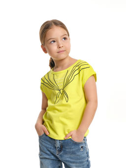 Футболка для девочки UD 2854 желтый