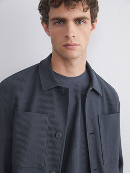 G?mlek Yaka Erkek Ceket