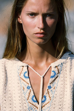 EMBROIDERED CROCHET TOP - Zara фото 2