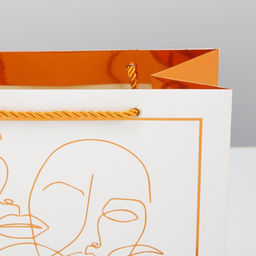 Пакет ламинированный Бронза, 23 27 12 см - Дарите счастье фото 4