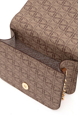 U. S. Polo Assn / Женская темно-бежевая сумка через плечо - U.s. polo assn фото 5