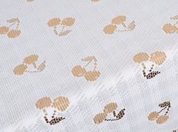 Скатерть декоративная Д236Аб 150 беж. с белым 1.50 м*1.30 м рис. Д236Аб