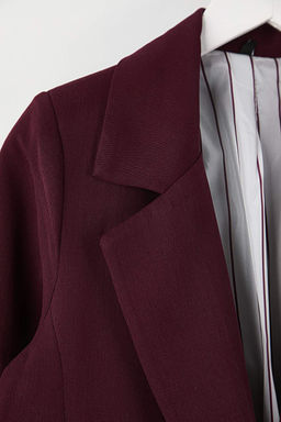 Ozel Koleksiyon Murdum Cizgili Astarl? Normal Kal?p Yumusak Kumas Blazer Ceket TWOAW26BC00057 - Trendyolmilla фото 6