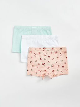 Beli Lastikli Bask?l? K?z Bebek Boxer 3l?