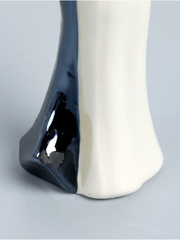 УЦЕНКА Фигурка керамика В объятиях любви, чёрно-белый, 24.6?11.8?6 см