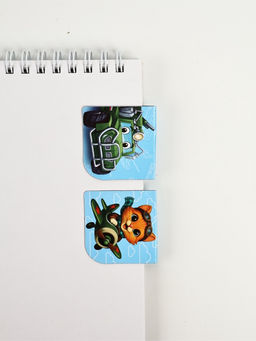 Цена за 2 шт. Набор: блокнот А6, 32 листа, наклейки, магнитные закладки "Тому кто может все"