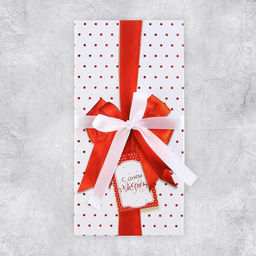 Конверт для денег С Днём рождения, бант, 8 17,2 см - Дарите счастье фото 2