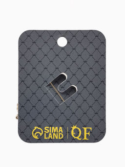 Брошь «Жёлудь» осенний с листом, стразы, цвет коичнево-бело-зелёный в золоте