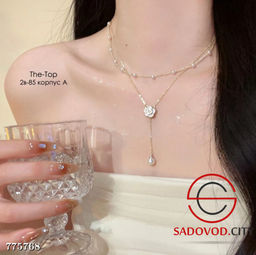 Жемчужное ожерелье с розочкой - Bruno фото 3