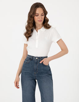 Beyaz Regular Fit Ti__rt