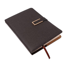 Ежедневник недатированный Calligrata, А5, в линейку, с хлястиком, 100 листов, обложка ПВХ, чёрный