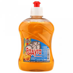 Средство для мытья посуды Радуга 0,5л, апельсин (Россия) - Домашняя мода фото 2