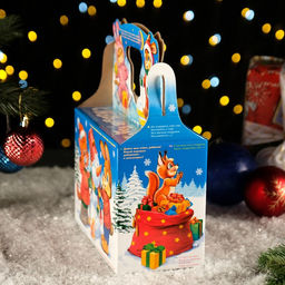 Цена за 5 шт. Подарочная коробка Каникулы в лесу, 16,5 х 23 х 12 см - Simaland фото 4