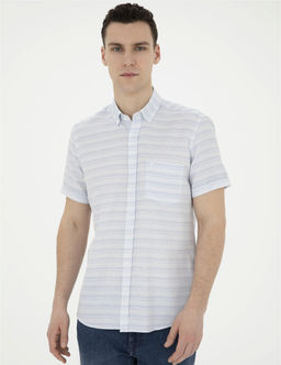 A__k Mavi Regular Fit K_sa Kollu G_mlek - Pierre cardin фото 3