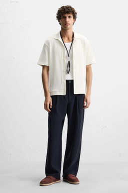 LEATHER MOCCASIN ESPADRILLES - Zara фото 2