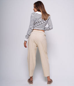 Брюки #КТ7А302, светло-бежевый - Dommod фото 5
