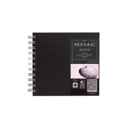 Fabriano Альбом на спирали для зарисовок Квадратный FABRIANO Sketch Book 110 г/м2 15 х 15 см на спирали 80 л. 28001515