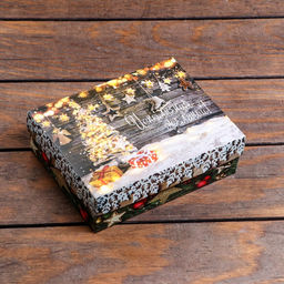 Цена за 5 шт. Подарочная коробка сборная Исполнения желаний, 16,5 х 12,5 х 5,2 см - UPAK LAND фото 14