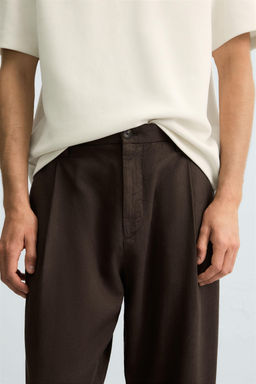 PLEATED FLOWING TROUSERS - Zara фото 5