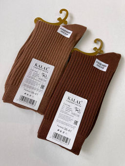 BK506 Носки, 1 пара КОРИЧНЕВЫЙ
