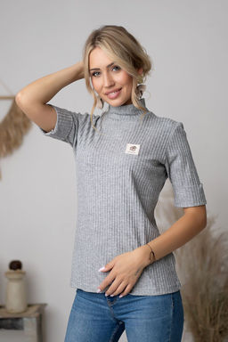 Блуза Nika.PL Hajdan-27 темно серый