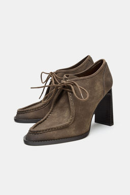 LACE-UP HIGH-HEEL SHOES - Zara фото 7