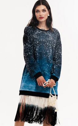 Платье-свитшот с бахромой PSB001 - Sahar art lab фото 11