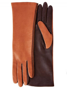 Перчатки женские ш/п F-IS0065 cork/d.brown - Eleganzza фото 7