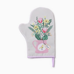 Набор кухонный «Доляна. Букет»: варежка 20×28 см, прихватка 17×17 см, 35% хлопок, 65% п/э