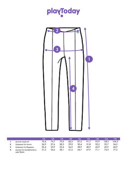 PlayToday / Брюки для девочки  фото 6
