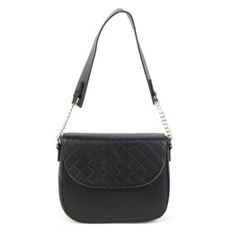 Женская каркасная сумка кросс боди из эко кожи Q67 Блек - Cidirro фото 2