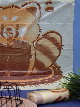 Декоративные пакеты на завязках "Little raccoon", 30 шт/рулон (45*40 см)