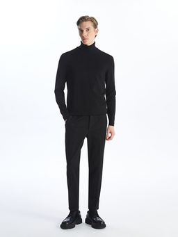 Bal?k?? Yaka Uzun Kollu Erkek Triko Kazak