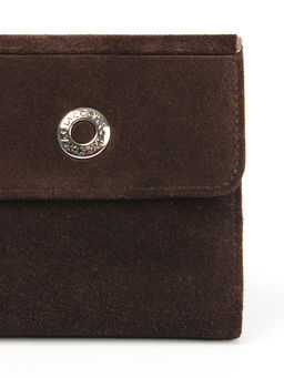 LACCOMA кошелек LA-2076-З-темно-коричневый натуральная замша