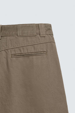 PANTAL?N CHINO BAGGY FIT PLIEGUES / Beige - Zara фото 10