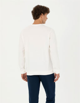 Ekru Sweatshirt - Pierre cardin фото 5