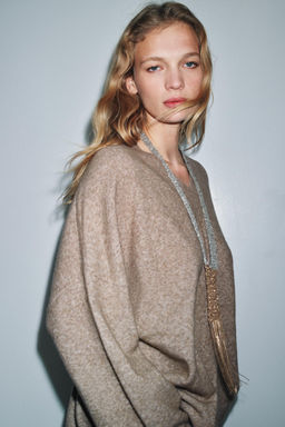 OVERSIZE WOOL JUMPER - Zara фото 6