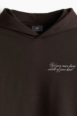 Sudadera con capucha y estampado Loose Fit - H&m фото 6