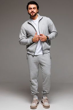 Спортивный костюм GO M3061/50-04.182-188 серый меланж - Pirs фото 4
