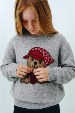 BEAR KNIT JUMPER - Zara фото 10