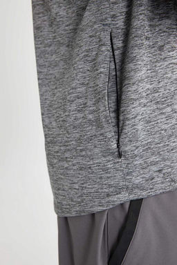 DeFactoFit Спортивная толстовка приталенного кроя с капюшоном  фото 9