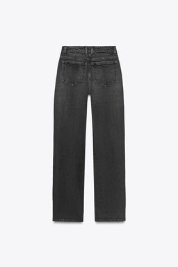 TRF HIGH-WAIST STRAIGHT LEG JEANS - Zara фото 7