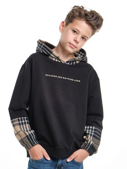 Толстовка с капюшоном: тепло и удобство UD 7993 черный - Mini maxi фото 5